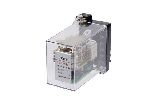 上海上繼科技DZS-13B延時中間繼電器 產品圖片及開孔尺寸指南